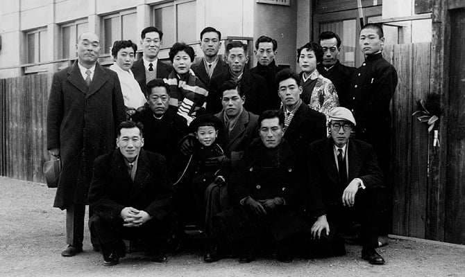 昭和30年頃　創業当時の役職員